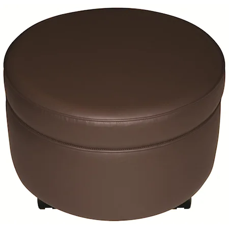 Round Extra Large Storage Ottoman